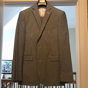 Saks Fifth Avenue Seer Sucker 2P Suit